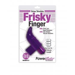 Frisky Finger - vízálló ujjvibrátor (lila)