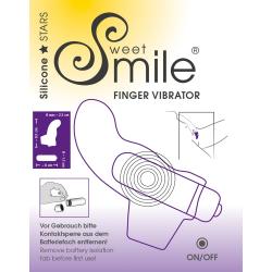 SMILE Finger - hullámos, szilikon ujjvibrátor (lila)