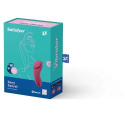 Satisfyer Sexy Secret - okos vízálló csiklóvibrátor (bordó)
