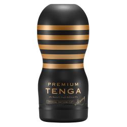 TENGA Premium Strong - eldobható maszturbátor (fekete)