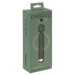 Emerald Love Wand - akkus, vízálló masszírozó vibrátor (zöld)