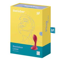 Satisfyer Backdoor Lover - akkus, vízálló anál vibrátor (piros)