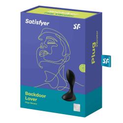 Satisfyer Backdoor Lover - akkus, vízálló anál vibrátor (fekete)