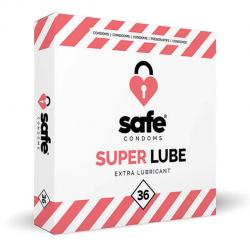 SAFE Super Lube - extra síkos óvszer (36db)