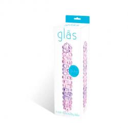 GLAS No. 94 - apró gömbös üveg dildó (pink)
