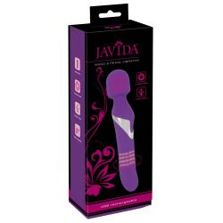 Javida Wand & Pearl - 2in1 masszírozó vibrátor (lila)
