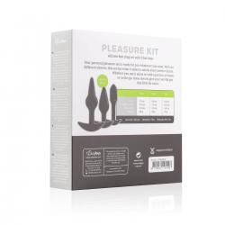 Easytoys Pleasure kit - változatos anál dildó szett (fekete)