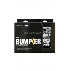 Perfect Fit The Bumper - here- és péniszgyűrű szett - fekete (2 db)