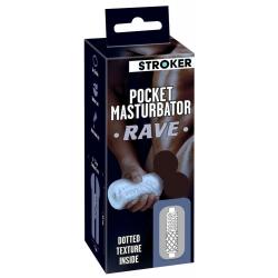 STROKER Rave - műpopsi maszturbátor (áttetsző)