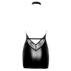 Noir - nyakpántos miniruha (fekete)