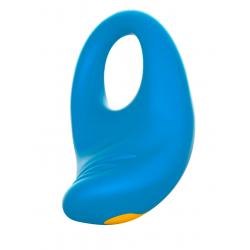ROMP Juke - vízálló vibrációs péniszgyűrű (kék)