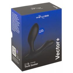 We-Vibe Vector+ - akkus, okos anál vibrátor (fekete)