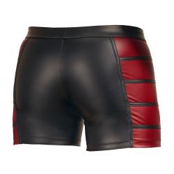 NEK - piros oldalbetétes cipzáros boxer (fekete)