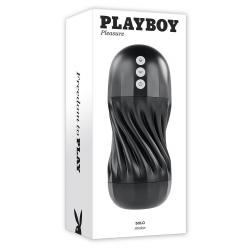 Playboy Solo Stroker - akkus szívó maszturbátor (fekete)