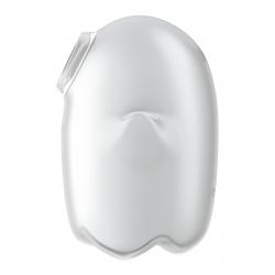 Satisfyer Glowing Ghost - világító léghullámos csiklóizgató (fehér)