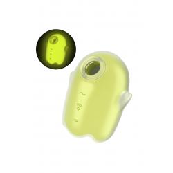 Satisfyer Glowing Ghost - világító léghullámos csiklóizgató (sárga)