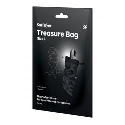 Satisfyer Treasure Bag L - szexjáték tároló táska - közepes (fekete)