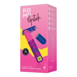 ROMP Lipstick - akkus léghullámos csiklóizgató (pink)