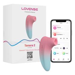 LOVENSE Tenera 2 - okos vízálló léghullámos csiklóizgató (kék-pink)