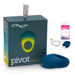 We-Vibe Pivot - akkus, vibrációs péniszgyűrű (éjkék)